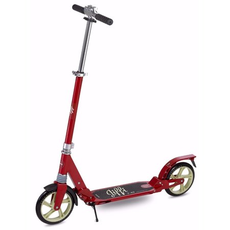 SCOORIDE Jiffi J-40 Premium Folding Adult Kick Scooter - Red SRJ01-RD